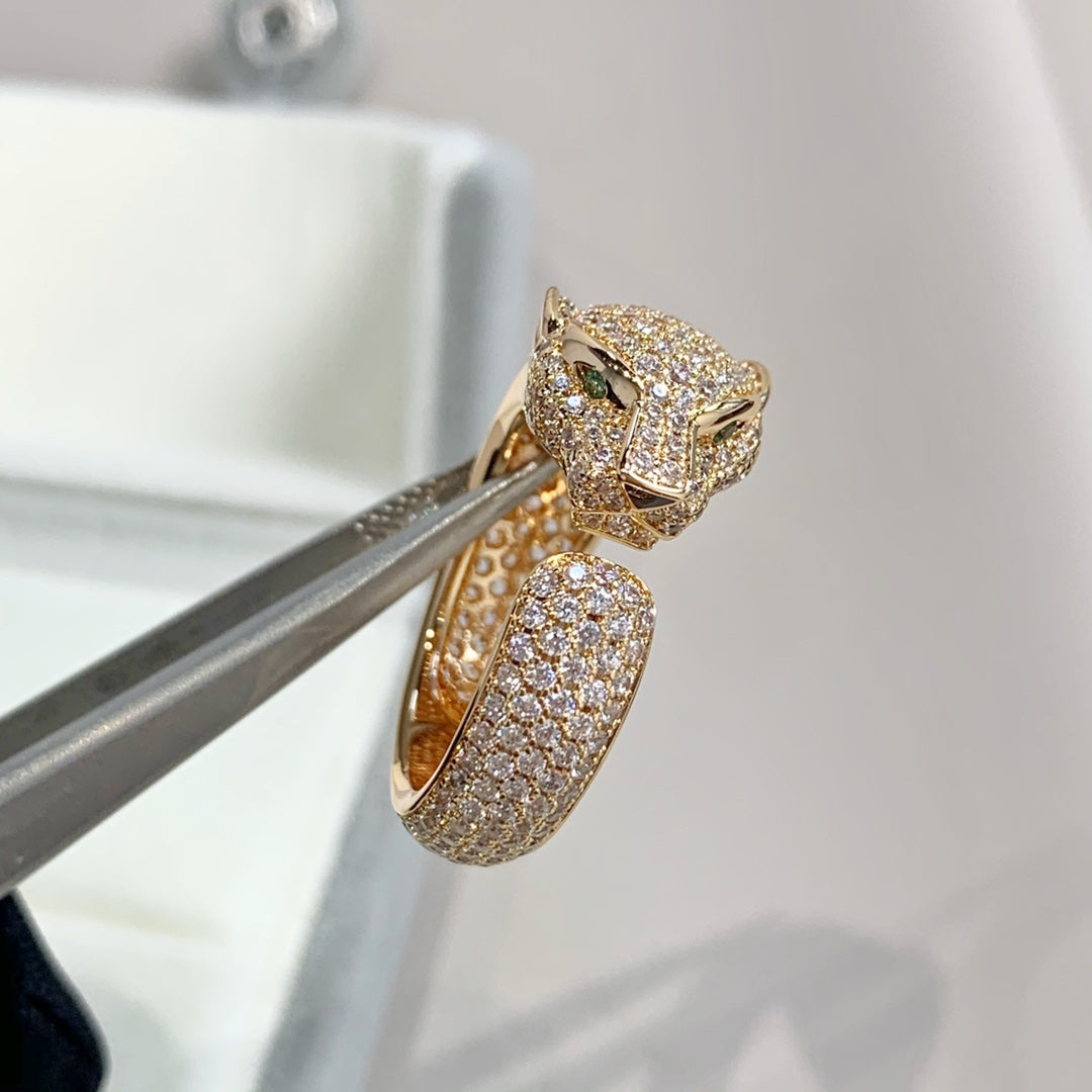 [Glitter Jewelry]PANTHERE PINK GOLD DIAMOND RING