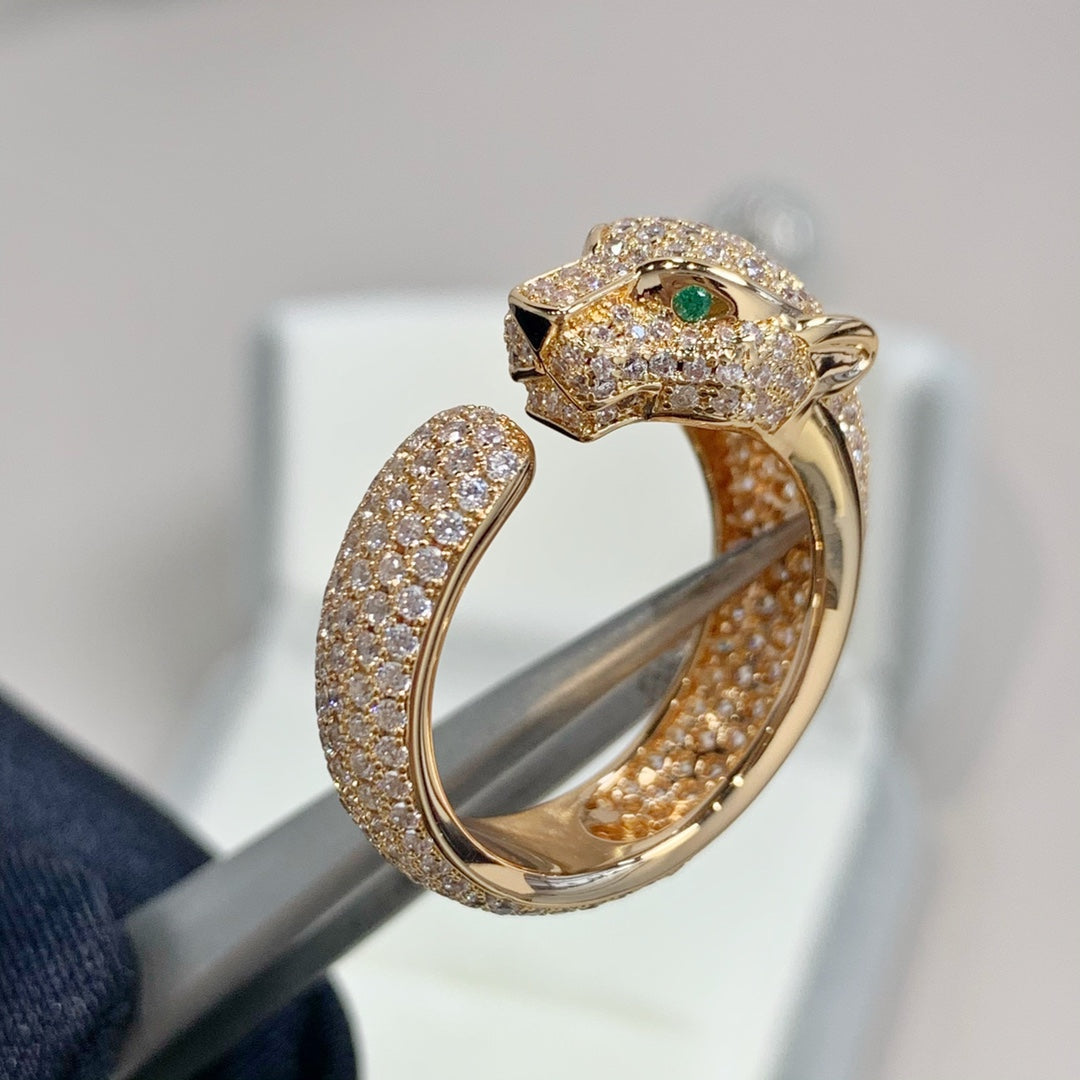 [Glitter Jewelry]PANTHERE PINK GOLD DIAMOND RING