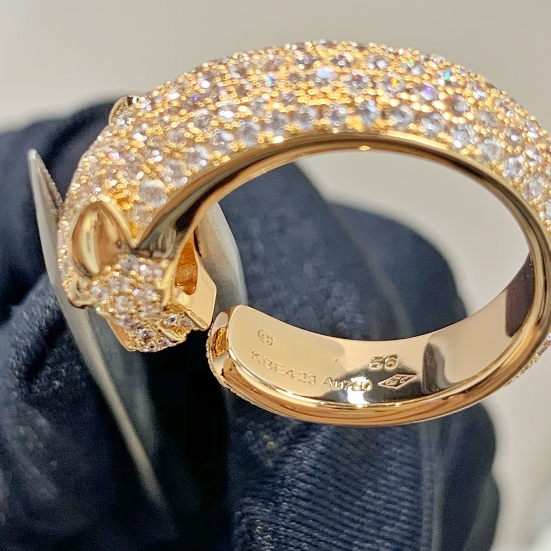 [Glitter Jewelry]PANTHERE PINK GOLD DIAMOND RING