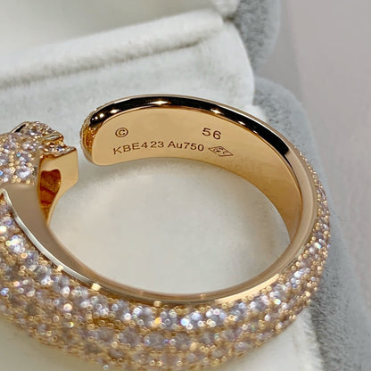 [Glitter Jewelry]PANTHERE PINK GOLD DIAMOND RING