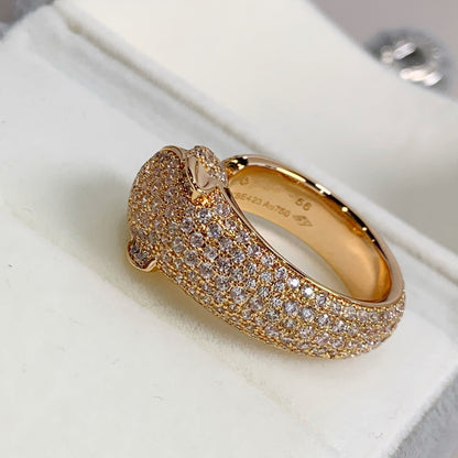 [Glitter Jewelry]PANTHERE PINK GOLD DIAMOND RING