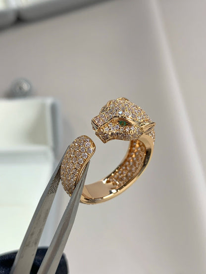 [Glitter Jewelry]PANTHERE PINK GOLD DIAMOND RING