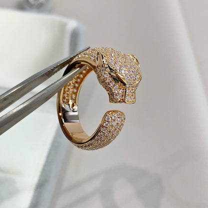 [Glitter Jewelry]PANTHERE PINK GOLD DIAMOND RING