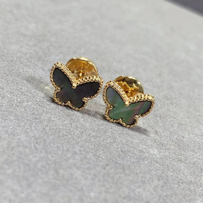 [Glitter Jewelry]BUTTERFLY DARK MOP  EARRINGS