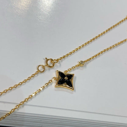 [Glitter Jewelry]STAR BLACK MOP NECKLACE