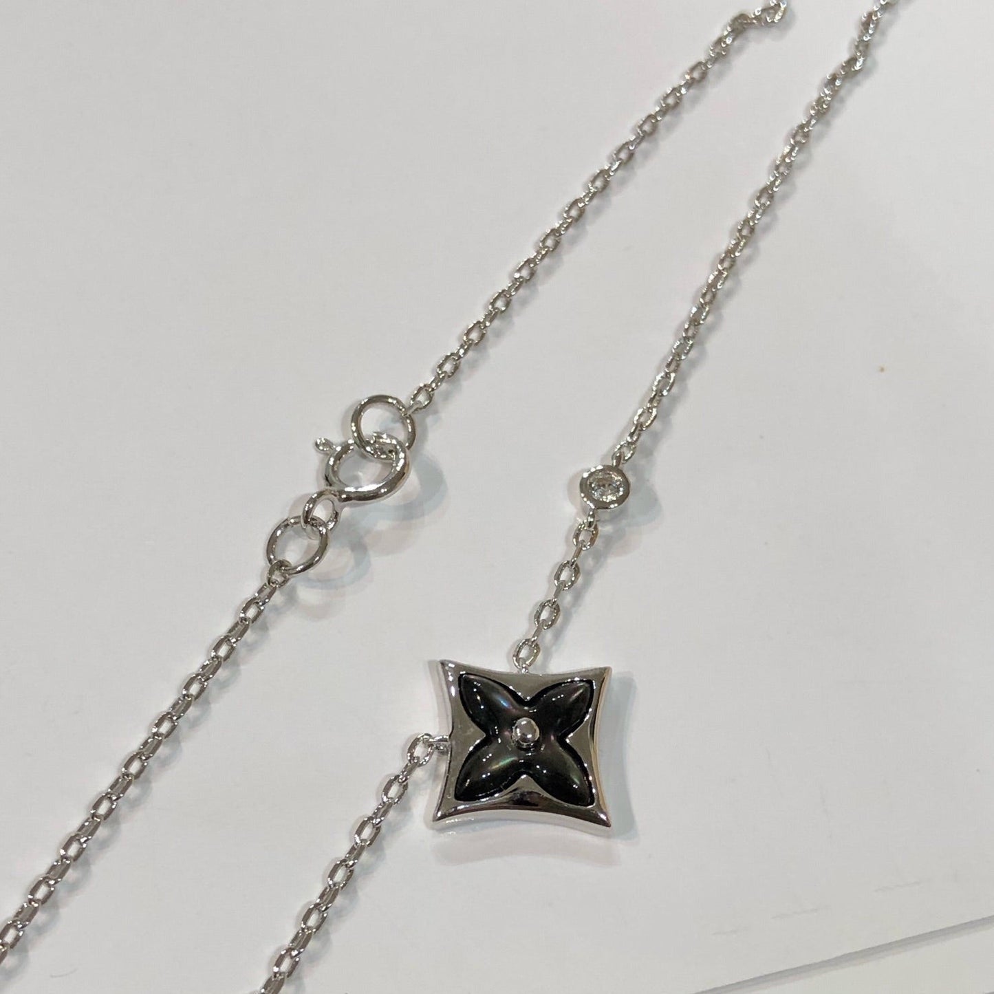 [Glitter Jewelry]STAR BLACK MOP NECKLACE