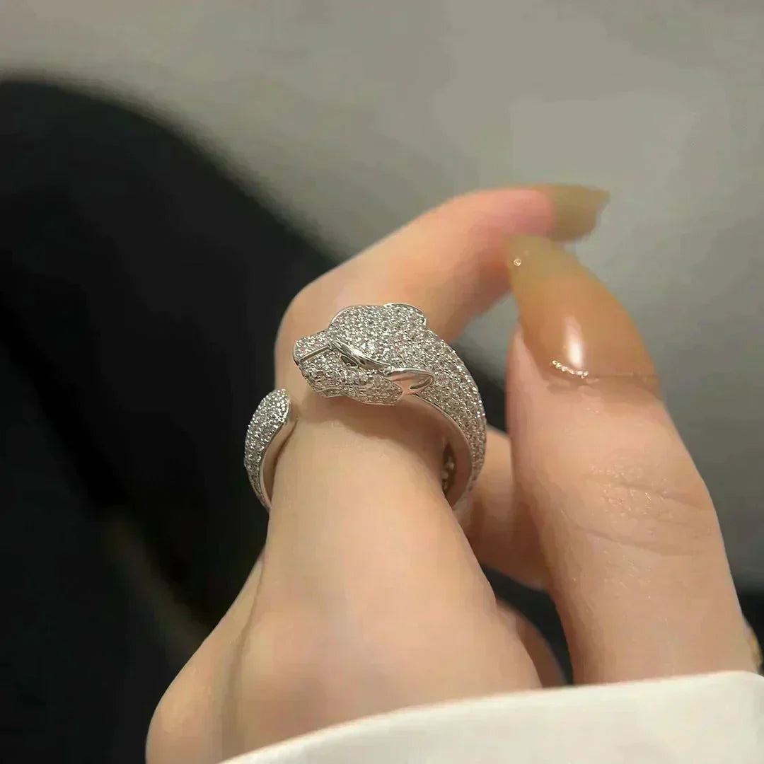 [Glitter Jewelry]PANTHERE 5.5MM ALL DIAMOND RING