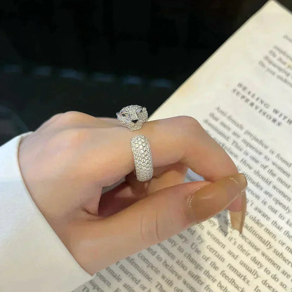 [Glitter Jewelry]PANTHERE 5.5MM ALL DIAMOND RING