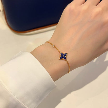 [Glitter Jewelry]COLOR STAR PINK GOLD DIAMOND BRACELET