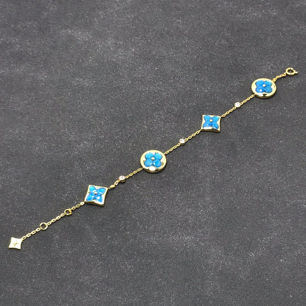 [Glitter Jewelry]STAR AND SUN TURQUOISE 4 MOTIFS 3 DIAMONDS