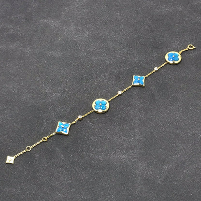 [Glitter Jewelry]STAR AND SUN TURQUOISE 4 MOTIFS 3 DIAMONDS