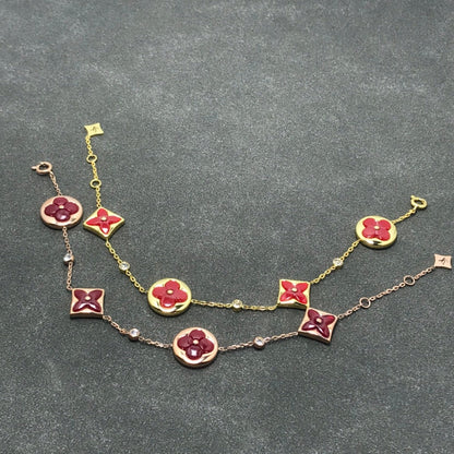 [Glitter Jewelry]STAR AND SUN CARNELIAN 4 MOTIFS 3 DIAMONDS