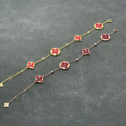 [Glitter Jewelry]STAR AND SUN CARNELIAN 4 MOTIFS 3 DIAMONDS