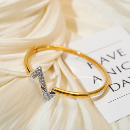 [Glitter Jewelry]VOLTE UPSITE DOWN GOLD DIAMOND BRACELET