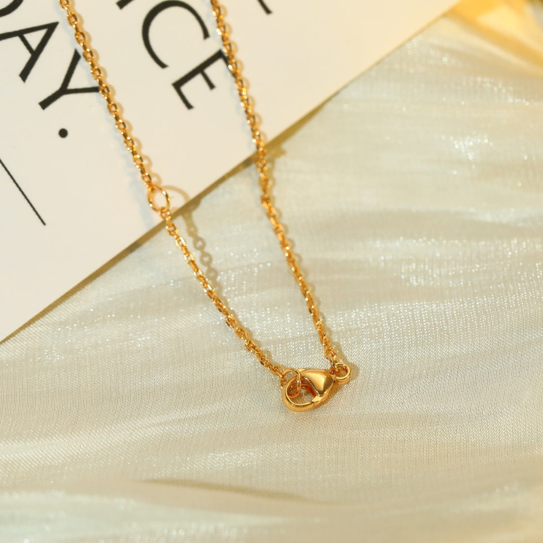 [Glitter Jewelry]VOLT SILVER DIAMOND PEDANT NECKLACE