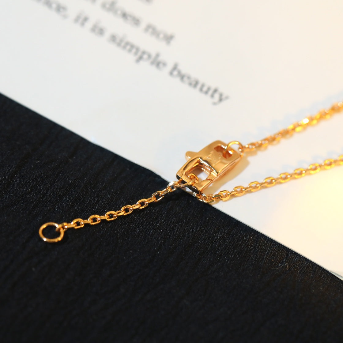 [Glitter Jewelry]STAR AND SUN DIAMOND PINK GOLD NECKLACE