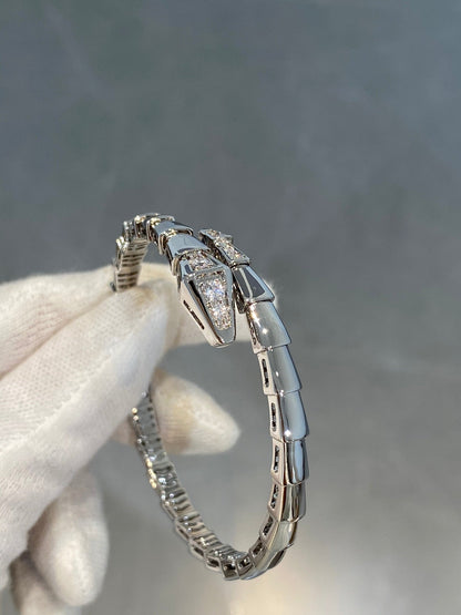 [Glitter Jewelry]SERPENTI BRACELET DIAMONDS SILVER