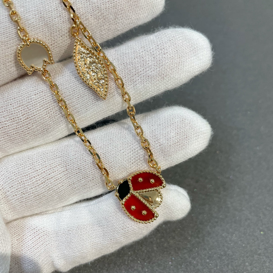 [Glitter Jewelry]LUCKY SPRING 15 MOTIFS GOLD NECKLACE