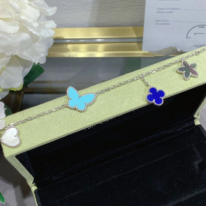 [Glitter Jewelry]LUCKY SPRING SILVER BRACELET 4 MOTIF