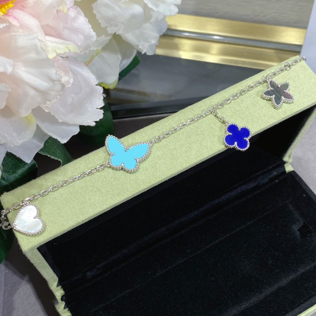 [Glitter Jewelry]LUCKY SPRING SILVER BRACELET 4 MOTIF