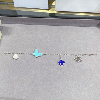 [Glitter Jewelry]LUCKY SPRING SILVER BRACELET 4 MOTIF