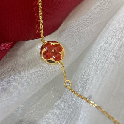 [Glitter Jewelry]SUN PEDANT CARNELIAN BRACELET