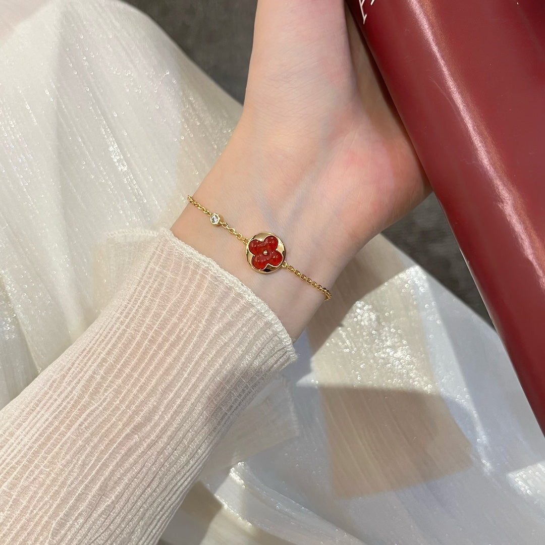 [Glitter Jewelry]SUN PEDANT CARNELIAN BRACELET