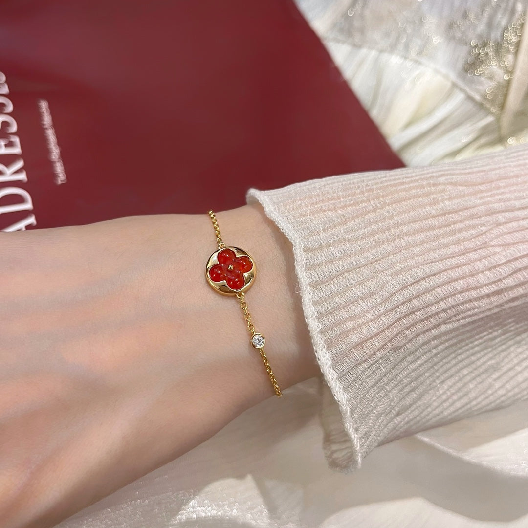 [Glitter Jewelry]SUN PEDANT CARNELIAN BRACELET