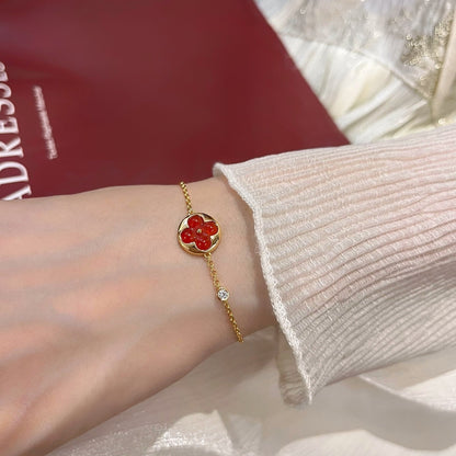[Glitter Jewelry]SUN PEDANT CARNELIAN BRACELET