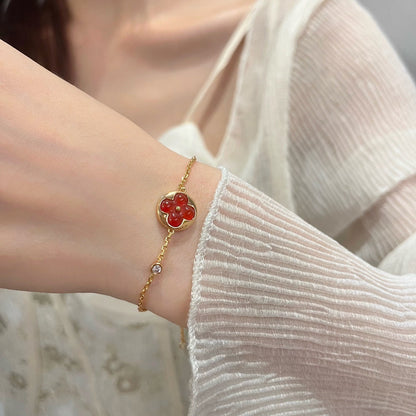[Glitter Jewelry]SUN PEDANT CARNELIAN BRACELET
