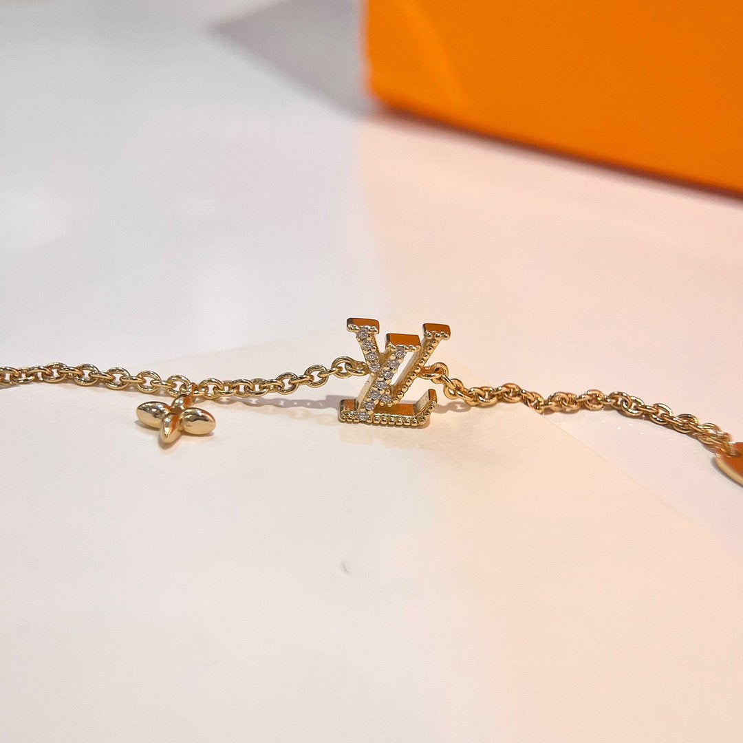 [Glitter Jewelry]LOGO STAR MOTIF GOLD BRACELET