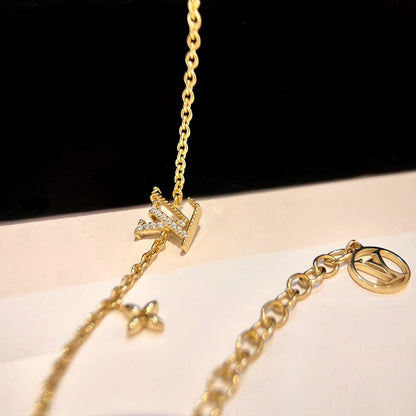 [Glitter Jewelry]LOGO STAR MOTIF GOLD BRACELET