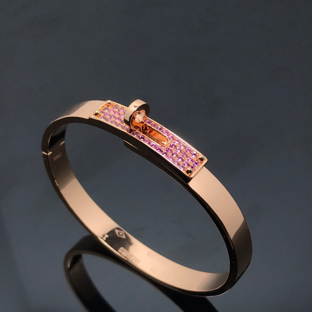 [Glitter Jewelry]KELLY BRACELET PINK DIAMOND