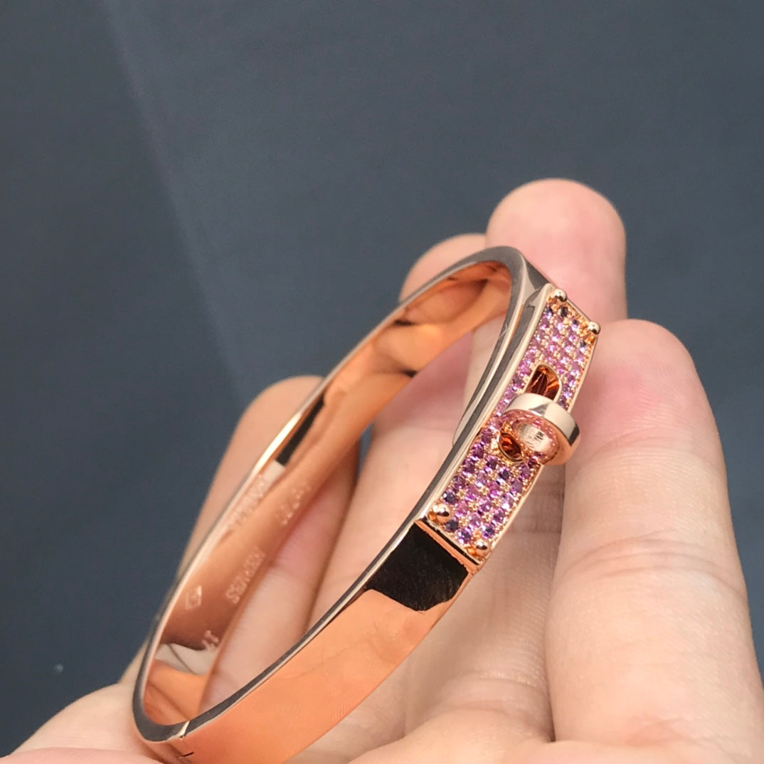 [Glitter Jewelry]KELLY BRACELET PINK DIAMOND