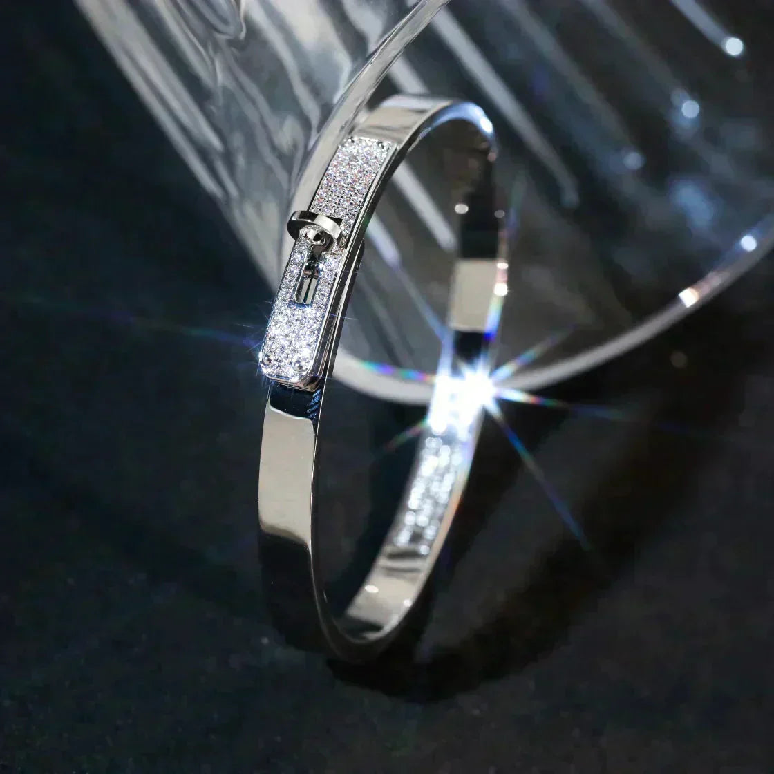 [Glitter Jewelry]KELLY SILVER DIAMOND BRACELET