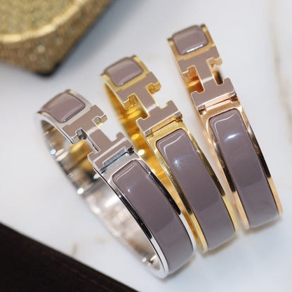 [Glitter Jewelry]H BRACELET 12MM BROWN