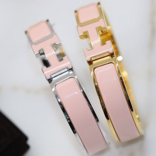 [Glitter Jewelry]H BRACELET 12MM PINK