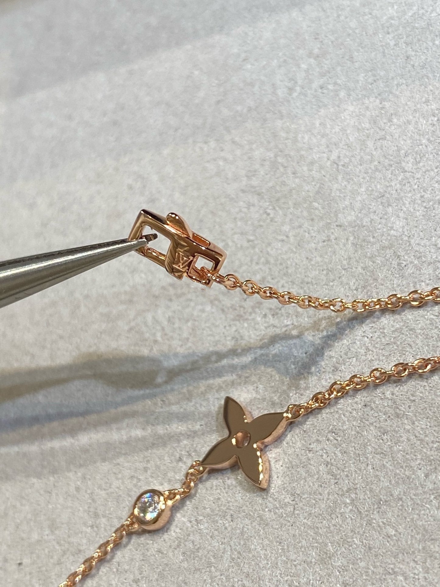 [Glitter Jewelry]STAR DIAMOND PINK GOLD BRACELET