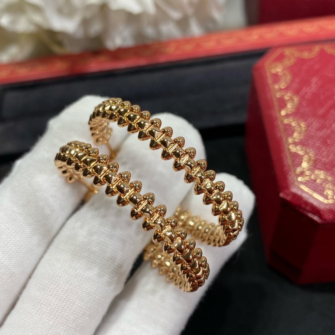 [Glitter Jewelry]CLASH LARGE HOOP EARRINGS
