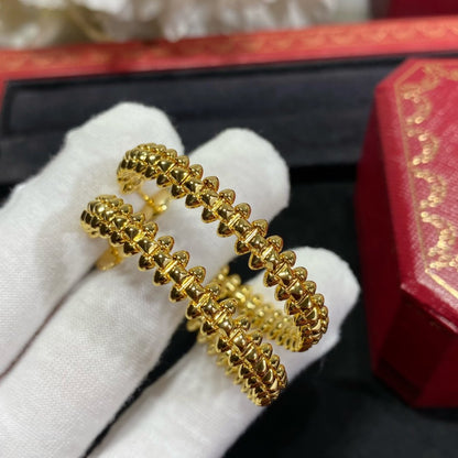 [Glitter Jewelry]CLASH LARGE HOOP EARRINGS