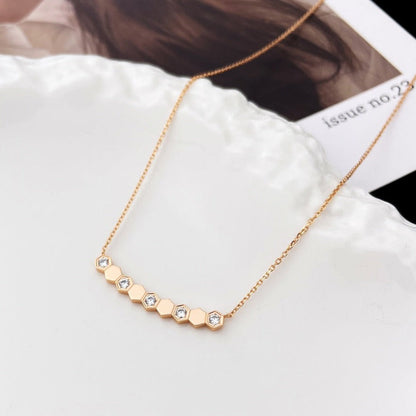 [Glitter Jewelry]BEE MY LOVE DIAMOND NECKLACE