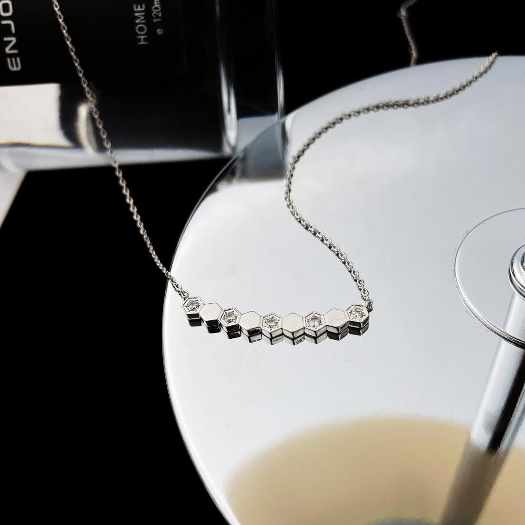 [Glitter Jewelry]BEE MY LOVE DIAMOND NECKLACE