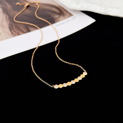 [Glitter Jewelry]BEE MY LOVE DIAMOND NECKLACE