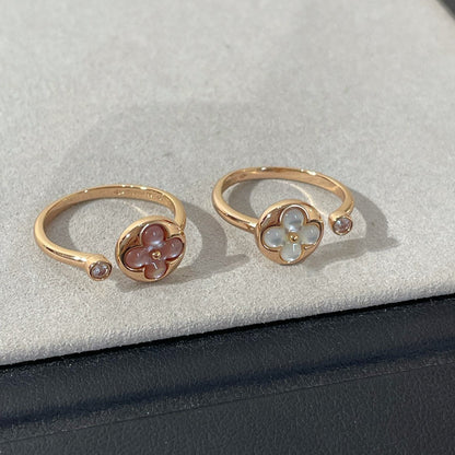 [Glitter Jewelry]SUN 1 DIAMOND PINK MOP RING