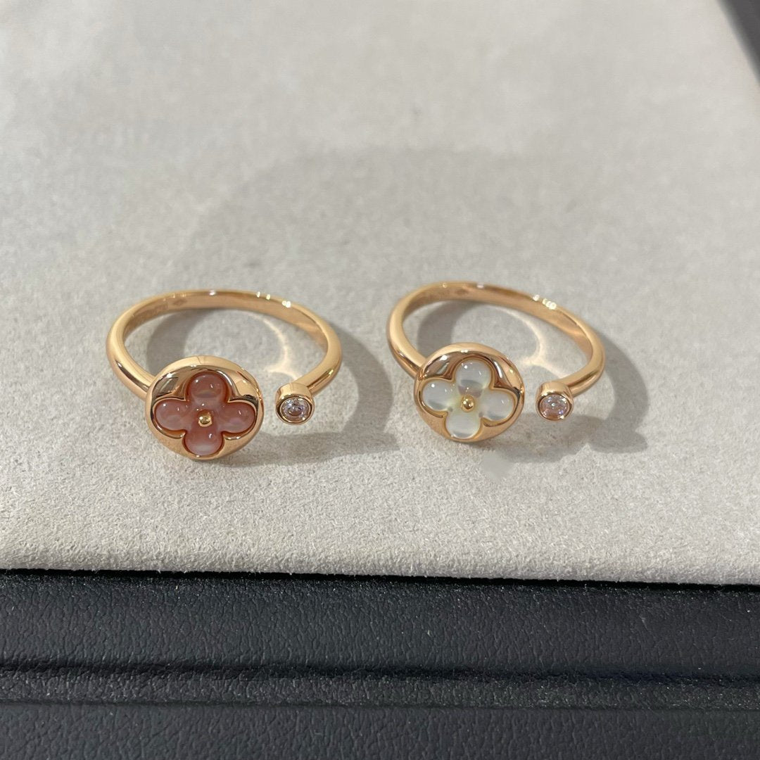 [Glitter Jewelry]SUN 1 DIAMOND PINK MOP RING