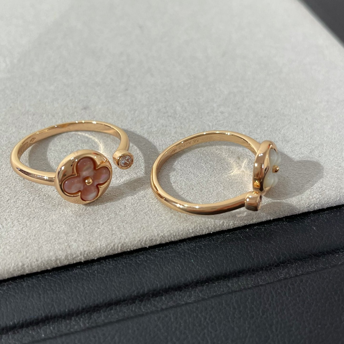 [Glitter Jewelry]SUN 1 DIAMOND PINK MOP RING