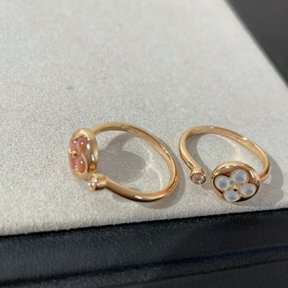 [Glitter Jewelry]SUN 1 DIAMOND PINK MOP RING