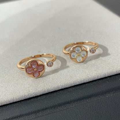 [Glitter Jewelry]SUN 1 DIAMOND PINK MOP RING