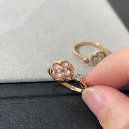 [Glitter Jewelry]SUN 1 DIAMOND PINK MOP RING