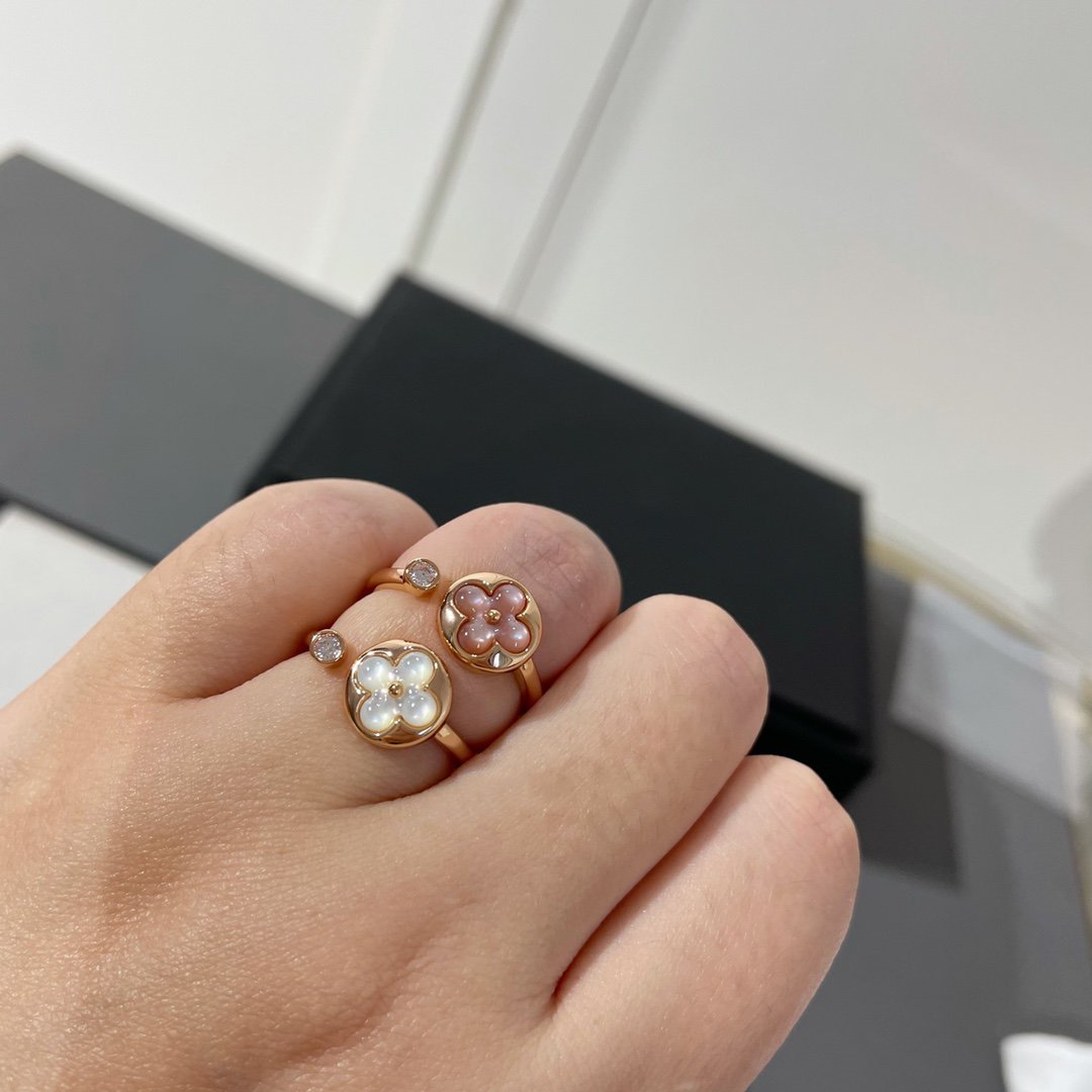 [Glitter Jewelry]SUN 1 DIAMOND PINK MOP RING